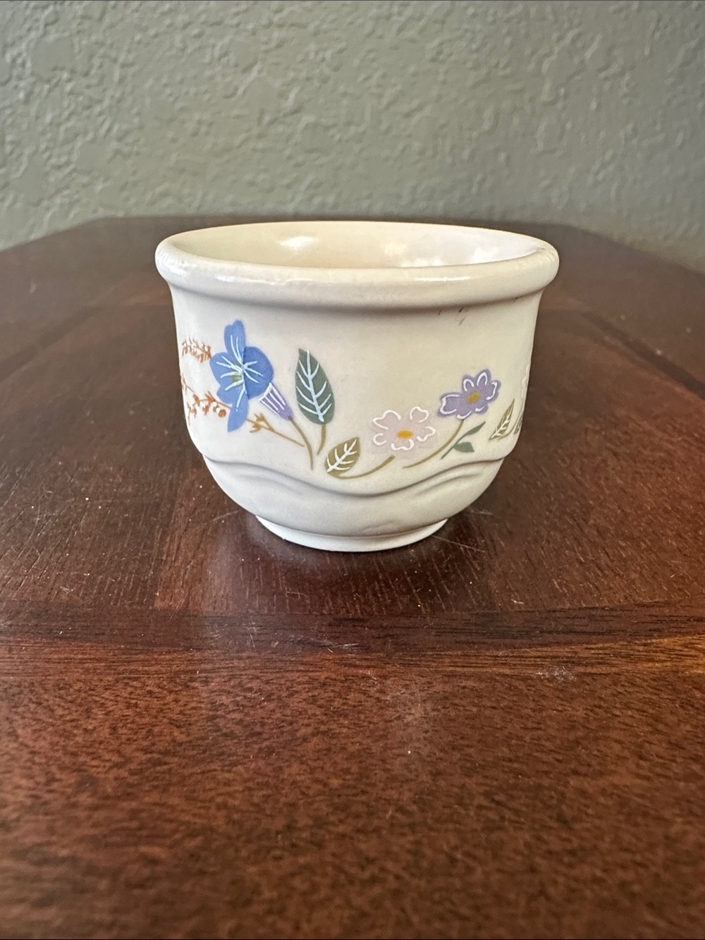 Vintage Poole Pottery Springtime Egg Cup Single Made in England Floral